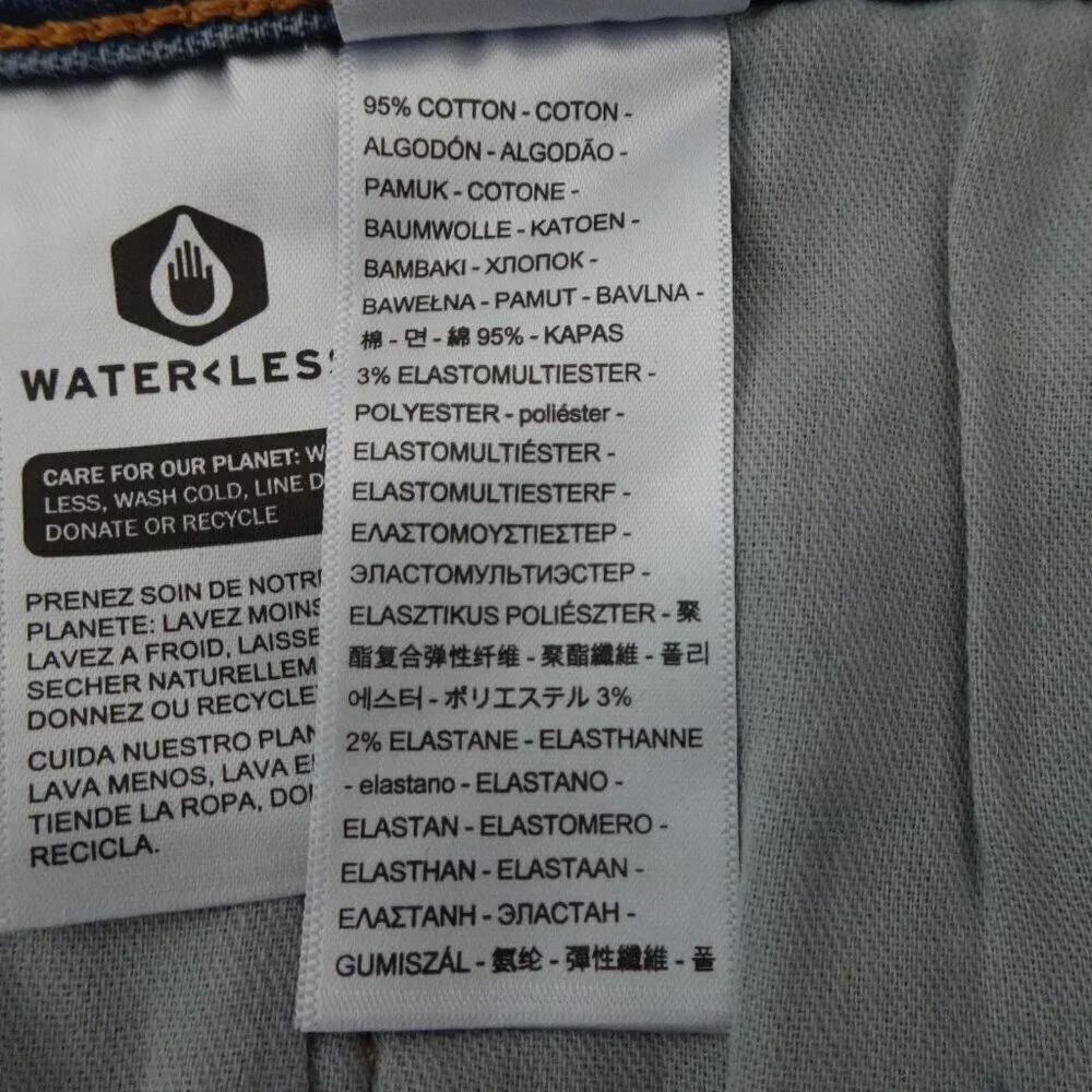 Levi's 511 Slim Jeans Men's Size 40x32 Blue Denim Stretch